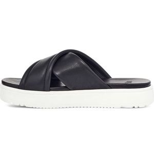 UGG Zayne Leather Platform Slide Sandal